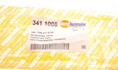 Фото 2 - Стойка стабилизатора AUTOTECHTEILE 341 1008 (3411008)