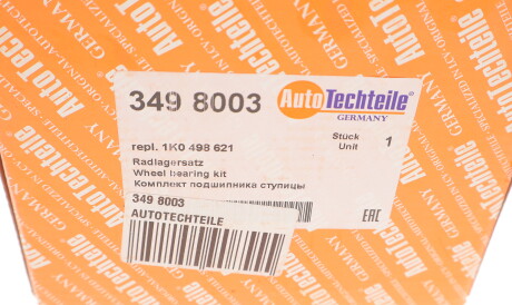 Фото 3 - Подшипник ступицы AUTOTECHTEILE 349 8003