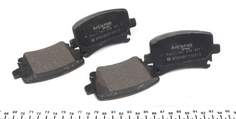 Фото 2 - Гальмівні колодки AUTOTECHTEILE 369 8001 (3698001)