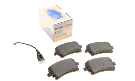 Комплект гальмівних накладок, дискове гальмо - ((3D0698451A, 3D0698451)) AUTOTECHTEILE 369 8017