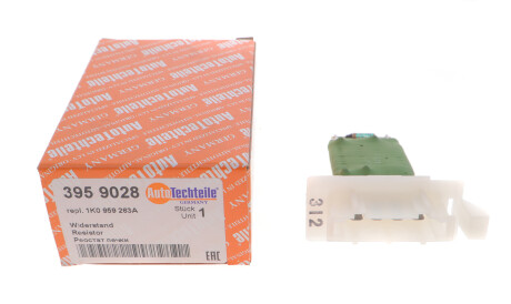 Фото 2 - Прочий элемент системы охлаждения AUTOTECHTEILE 395 9028 (3959028)