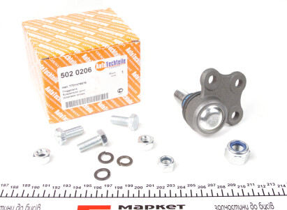 Опора шаровая, 01-06 - AUTOTECHTEILE 502 0206