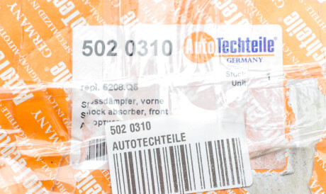 Фото 2 - Стійка амортизатору (амортизатор) AUTOTECHTEILE 502 0310