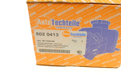 Фото 8 - Насос гідропідсилювача AUTOTECHTEILE 502 0413 (5020413)