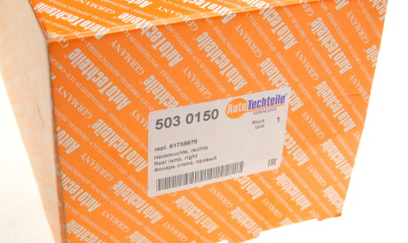 Фото 2 - Задній ліхтар AUTOTECHTEILE 503 0150