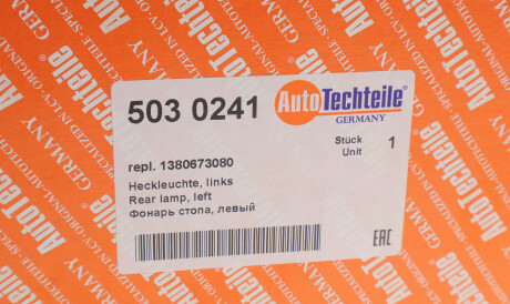 Фото 2 - Задний фонарь AUTOTECHTEILE 503 0241