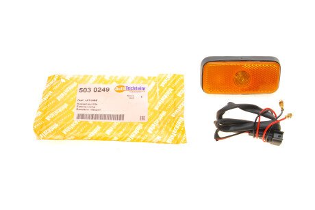 Ліхтар боковий (габарит) Ford Transit 00-14 (жовтий) - ((1136137, 1671689)) AUTOTECHTEILE 503 0249