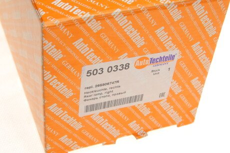 Фото 2 - Задній ліхтар AUTOTECHTEILE 503 0338