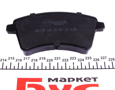 Фото 3 - Гальмівні колодки AUTOTECHTEILE 504 0152