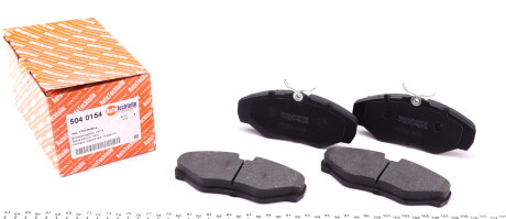 Колодки гальмівні (передні) Renault Trafic II/Opel Vivaro A/Nissan Primastar 01- Замінено на 0986494730 - AUTOTECHTEILE 504 0154