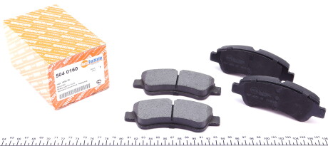 Колодки гальмівні (передні) Citroen Berlingo 03- - AUTOTECHTEILE 5040160