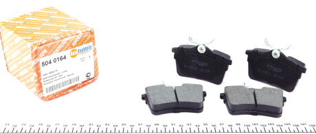 Колодки гальмівні (задні) Citroen Berlingo/Peugeot 308/Partner 08- - AUTOTECHTEILE 504 0164