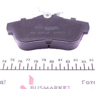 Фото 3 - Гальмівні колодки AUTOTECHTEILE 5040171