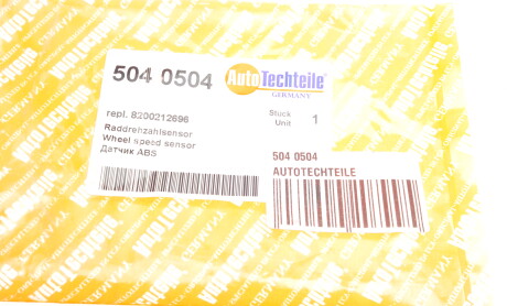 Фото 8 - Датчик АБС (ABS) AUTOTECHTEILE 504 0504 (5040504)