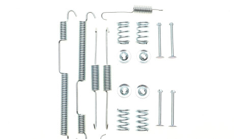 Комплект пружинок стоянкового гальма - (430854, 430873, 9404308738) AUTOTECHTEILE 504 0700