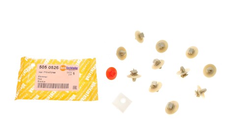 Клипса крепления молдинга Renault Kangoo/Trafic (к-кт) - AUTOTECHTEILE 505 0526