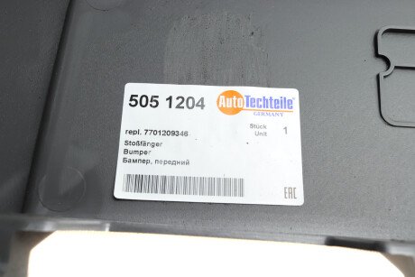 Фото 8 - Бампер AUTOTECHTEILE 505 1204