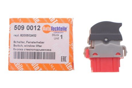 Фото 2 - Стеклоподъемник AUTOTECHTEILE 509 0012 (5090012)