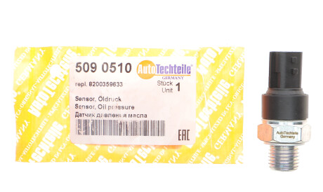 Фото 2 - Датчик тиску масла AUTOTECHTEILE 509 0510 (5090510)