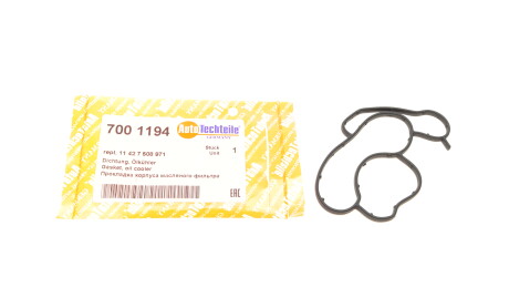 Прокладка корпусу фільтра масляного BMW X3 (E83) 2.0i 05-11 - ((11427508971)) AUTOTECHTEILE 700 1194