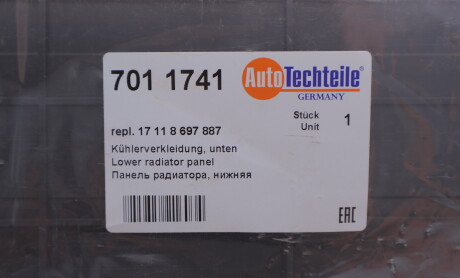 Фото 2 - Автозапчасть AUTOTECHTEILE 701 1741 (7011741)