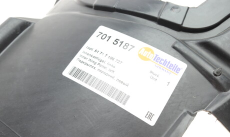 Фото 2 - Подкрылок AUTOTECHTEILE 701 5187 (7015187)