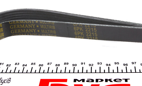 Фото 3 - Ремень приводной AUTOTECHTEILE 906 2215 (9062215)