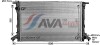 Радиатор охлаждения двигателя VW Touareg (18-) 3,0TDI, Audi Q7 (16-) Q8 (19-) 3 - ((8W0121251AB, 8W0121251H, 8W0121251N)) AVA COOLING AI2441 (фото 4)