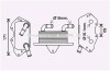 Охолоджувач оливи - (06E117021G, 06E117021L) AVA COOLING AI3404 (фото 1)