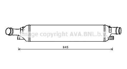 Охолоджувач наддувального повітря - (8U0145803B) AVA COOLING AI4358 (фото 1)