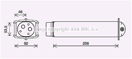 Охолоджувач наддувального повітря - (06E145621D, 06E145621E, 06E145621F) AVA COOLING AI4416 (фото 1)