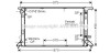 Радіатор охолодження двигуна - (8K0121251AA, 8K0121251AL, 8K0121251Q) AVA COOLING AIA2291 (фото 1)