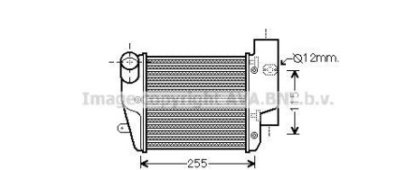 Интеркулер - (4F0145805AF, 4F0145805E) AVA COOLING AIA4302 (фото 1)