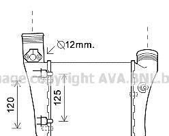 Интеркулер - AVA COOLING AIA4333