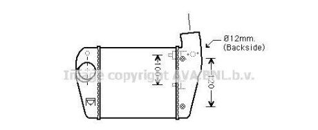 Интеркулер - (4F0145805AA, 4F0145805AD, 4F0145805J) AVA COOLING AIA4350