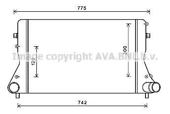 Теплообменник - (1K0145803P) AVA COOLING AIA4386