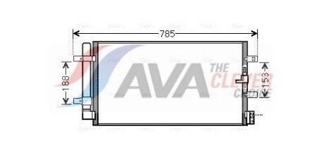 Фото 2 - Радіатор кондиціонера AVA COOLING AIA5360D
