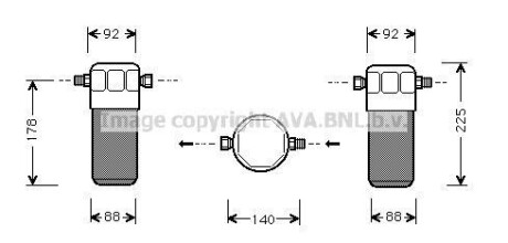 Осушитель, кондиционер - AVA COOLING AID154