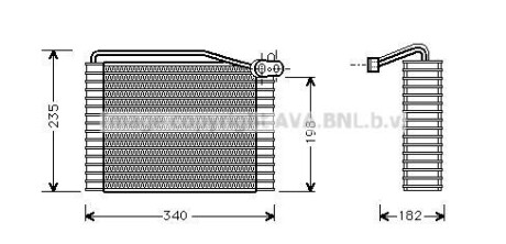 Фото товара Испаритель AVA COOLING AIV149 : Купить на tto.com.ua