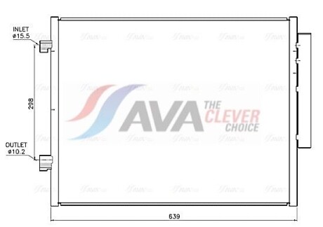 Радіатор кодиціонера - AVA COOLING AL5159D