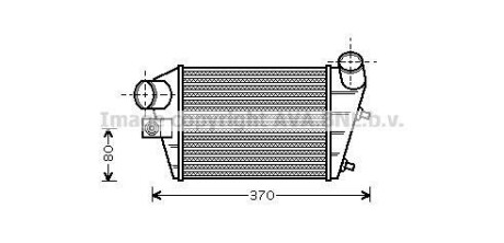 Интеркулер - (46744880, 51715999) AVA COOLING ALA4086