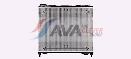 Радиатор охлаждения двигателя Land Rover Defender (21-), Range Rover (12-21), Di - AVA COOLING AU2337