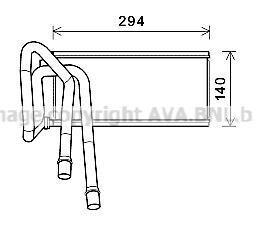 Радиатор отопителя салона Range Rover Sport 05>13 AVA - AVA COOLING AUA6226