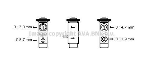 Розширювальний клапан - AVA COOLING BW1089