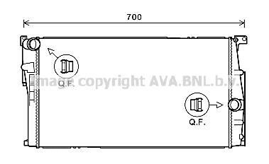Фото товара Радіатор охолодження AVA COOLING BW2446 : Купить на tto.com.ua