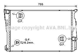 Теплообменник - (17118623369, 17118623350, 17117632080) AVA COOLING BW2546