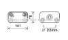 Радиатор масляный КПП X5 E53 (00-) AVA - (17101439112, 17207500754) AVA COOLING BW3406 (фото 1)