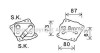 Масляный радиатор, двигательное масло - (11427508967, 7508967) AVA COOLING BW3412 (фото 1)