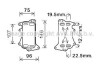Радиатор масляный КПП BMW 3 F30 (12-), 5 F10 (10-), 7 F01 (09-), X3 F25 (11-), X - (11428510856) AVA COOLING BW3556 (фото 1)