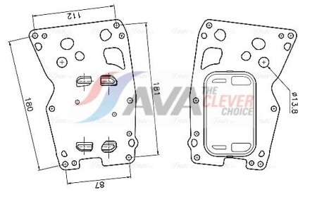Охолоджувач оливи - ((11428510855)) AVA COOLING BW3627